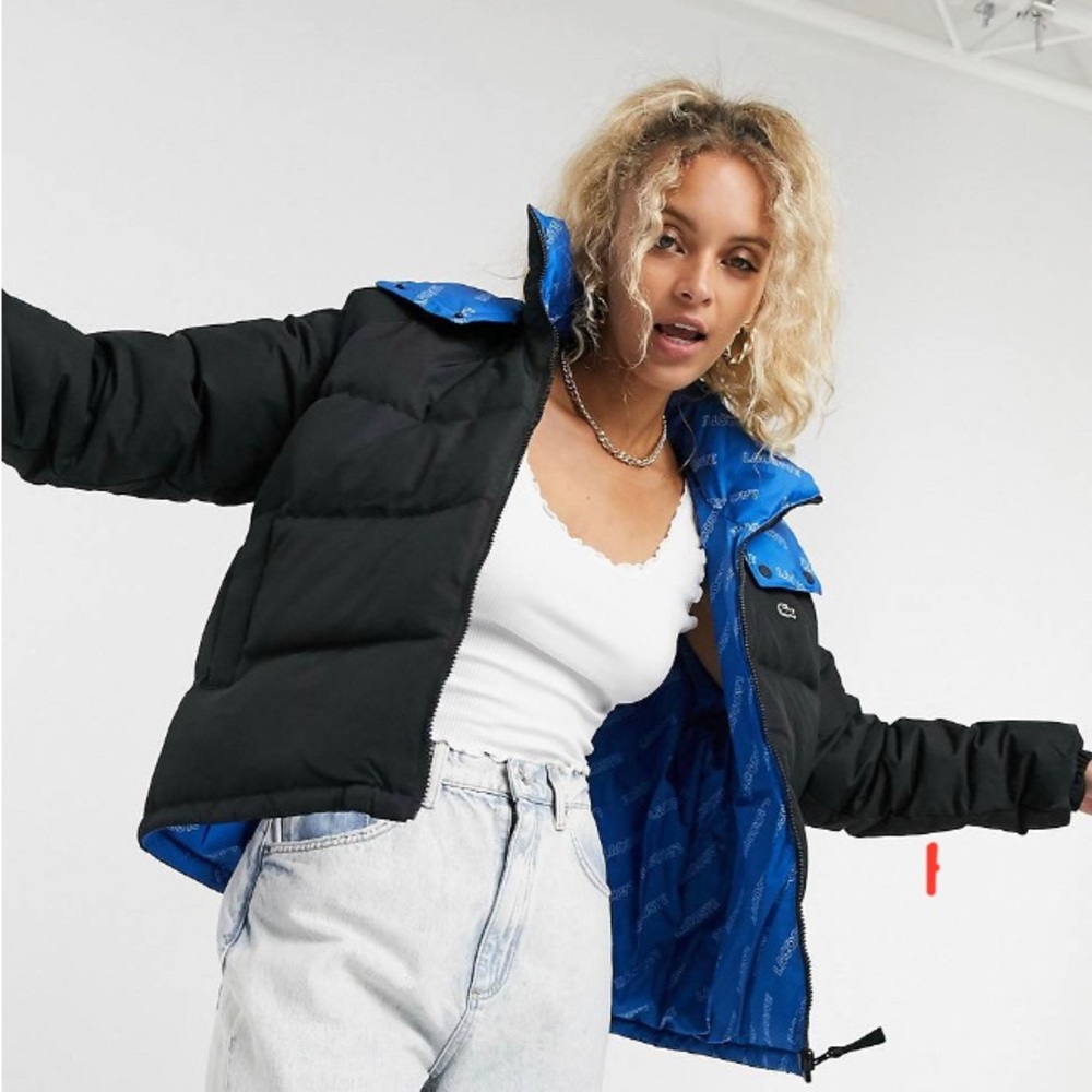 NWOT Lacoste reversible padded jacket